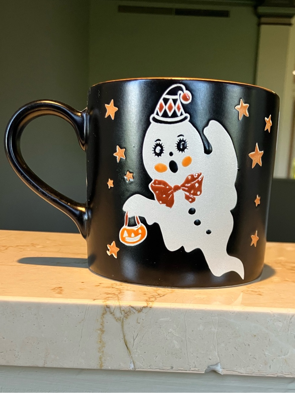 Eli + Ana Johanna Parker Ghost Ceramic Halloween Mug Yesteryear's Halloween